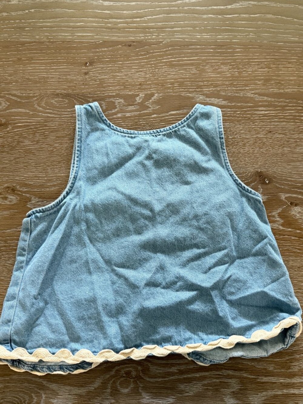 Girls Old Navy denim swing tank top sleeveless top size large 10-12